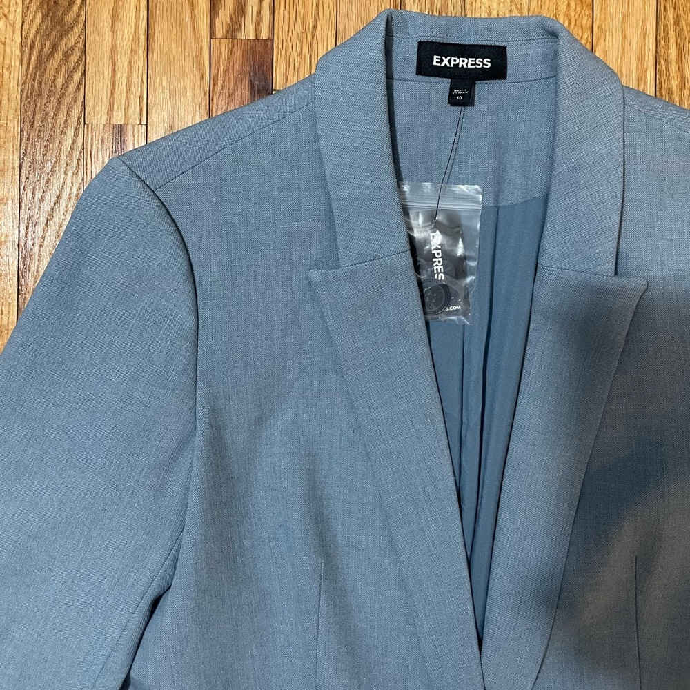 EXPRESS Light Blue Blazer - Picture 4 of 10